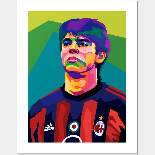 Ricardo Kaka Wpap Pop Art Wall Art by Zet Art